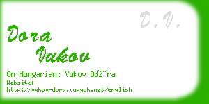 dora vukov business card